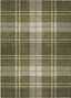 Olive Plaid Synthetic Indoor/Outdoor 8' x 10' Rug