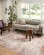 Dove & Spice Medallion 2'6" x 11'6" Wool-Blend Runner Rug