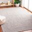 Handwoven Grey & Ivory Synthetic Braided 5' x 8' Area Rug