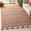 Lenore Multicolor Stripe 8' x 10' Hand-Woven Wool-Cotton Rug