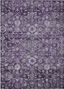 Purple Rectangular Machine-Washable Synthetic Area Rug