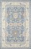 Anatolia Light Blue Medallion Wool-Blend 6'6" x 9' Area Rug