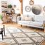 Ivory and Black Handmade Flat Woven 9' x 12' Area Rug