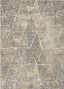 Beige Diamond Pattern 9' x 12' Synthetic Reversible Rug