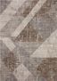 Austen Stone & Bark 3'11" x 5'7" Geometric Wool-Blend Accent Rug