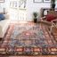 Elysian Blue 54" Traditional Persian-Inspired Wool Blend Runner Rug