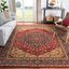 Tufted Handmade Reversible Rectangular 9' x 12' Easy-Care Red Rug