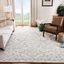 Ivory and Grey Hand-Tufted Wool 9' x 12' Area Rug