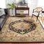 Beige and Navy Hand-Tufted Wool 8' x 10' Area Rug