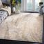 Ivory Hand-Knotted Wool and Silk 8' x 10' Rug