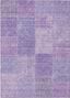 Lavender Patchwork Machine Washable Indoor Outdoor Rug 2'6" x 3'10"