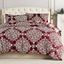 Holly and Red Plaid Reversible King/Cal King Duvet Cover Set