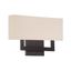 Manhattan 15" Brushed Bronze Dimmable LED Wall Sconce