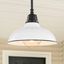 Jasper French Country Satin White LED Pendant Light