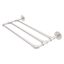 Satin Nickel 24" Iron Wall-Mounted Towel Shelf