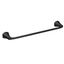 24" Matte Black Wall Mounted Towel Bar