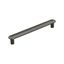 Polished Nickel Modern Bar Cabinet Pull with Mounting Hardware