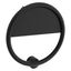 Matte Black Modern Round Door Knocker