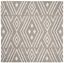 Hand-Tufted Woolen Bliss 59" Round Area Rug in Gray