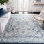 Brentwood 6' x 12' Reversible Blue Synthetic Rug