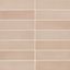 Makoto Matte Pink Ceramic Subway Wall Tile 2.5" x 10"