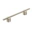 Modern Silver Champagne Aluminum Bar Cabinet Pull with Mounting Hardware