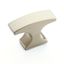 Satin Nickel Modern T-Handle Cabinet Knob with Mounting Hardware