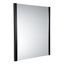 Espresso Elegance 31.5" Contemporary Wood Framed Bathroom Vanity Mirror