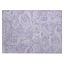 Lavender Paisley Flat Woven Indoor Outdoor Rug