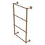 Brushed Bronze 4-Tier Ladder Towel Bar Wall Mount