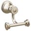 Polished Nickel Double Robe Hook with Classic Design