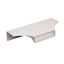 Polished Chrome Modern Cabinet Edge Pull with Mounting Hardware