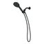 Matte Black 7-Spray Handheld Wall Mounted Shower