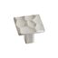 Kamari Brushed Nickel Square Cabinet Knob with Mounting Hardware