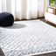 Juba Moroccan Geometric Diamond Gray Synthetic Area Rug 3x5 Feet