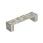 Brushed Nickel Textured Cabinet Pull with Mounting Hardware