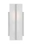 Chrome Satin Etched Glass Dimmable Vanity Light