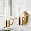 Bolha 10.75" Brass Gold Minimalist LED Vanity Light