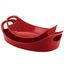 Red Ceramic 2-Piece Oval Baker Dish Set