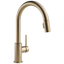 Modern Elegance 15'' Bronze Brass Pull-Out Spray Kitchen Faucet