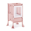 Pink Foldable Wooden Kitchen Helper Step Stool