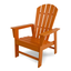 Tangerine Polywood Adirondack Dining Chair