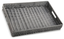 Antiqued Gray Faux Rattan Rectangular Tray with Handles