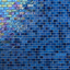 Shallows Dark Blue Polished Glass Mosaic Wall Tile