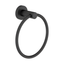 Matte Black Metal Wall Mounted Towel Ring