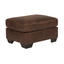 Bladen Traditional Brown Upholstered Ottoman in Polyester Blend