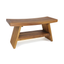 Asia Teak Shower Bench with Shelf, 36" Wide