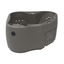 Keystone Gray 2-Person Oval Plug & Play Hot Tub with LED Waterfall