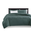 Balsam Green Reversible Full Microfiber Quilt Set