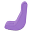 Lavender Tufted Floor Rocker with Plush Padding